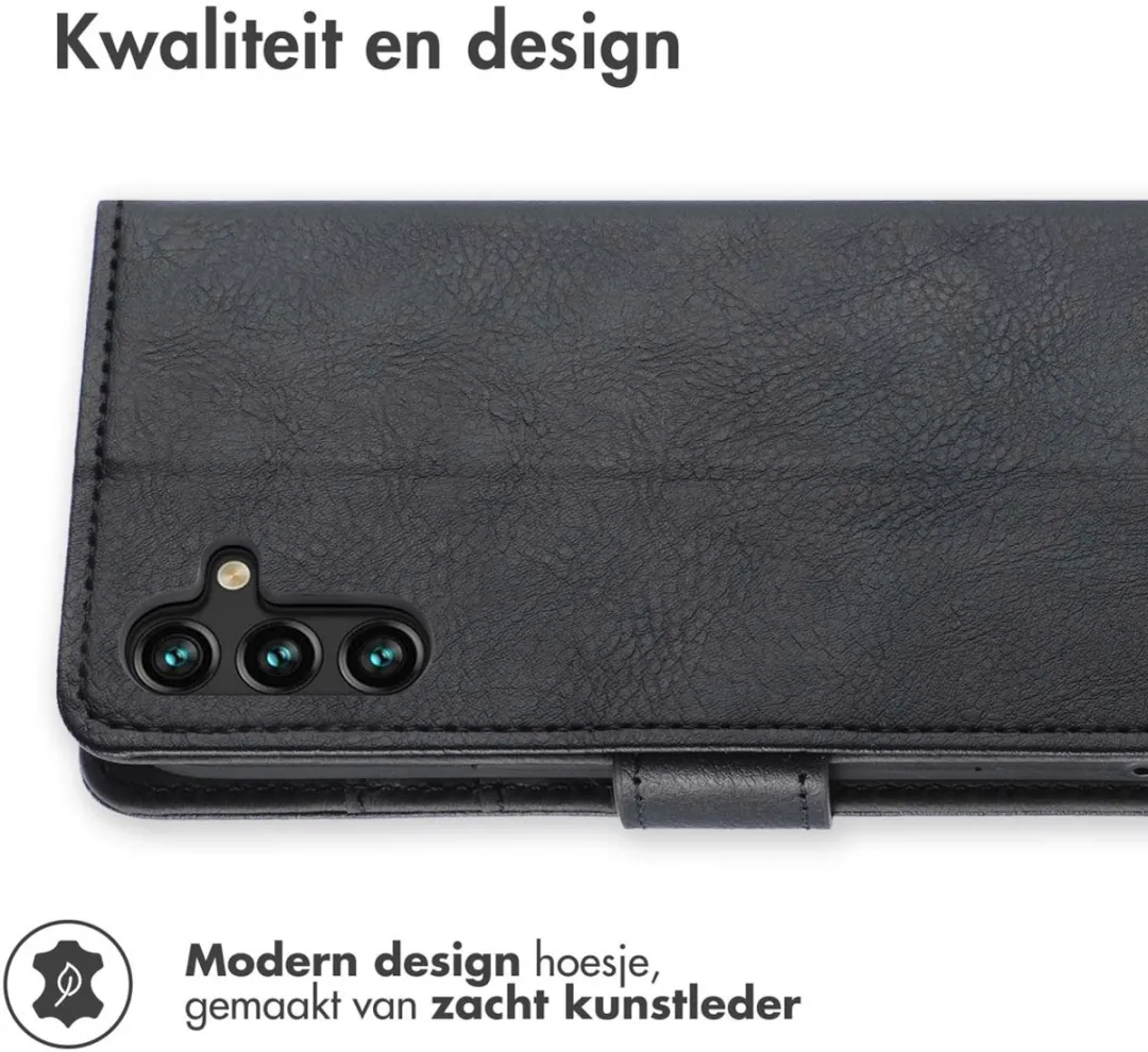 Imoshion Hoesje Samsung Galaxy A13 5G/A04s - 3 Pasjes - Zwart
