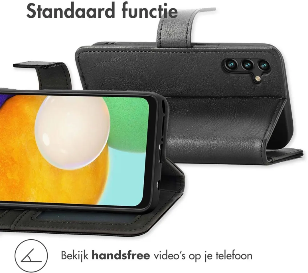 Imoshion Hoesje Samsung Galaxy A13 5G/A04s - 3 Pasjes - Zwart