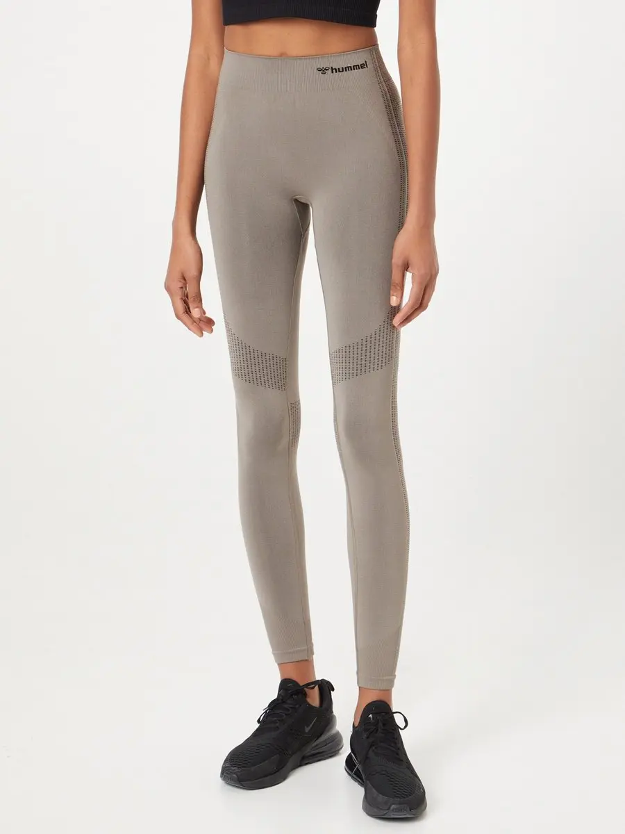 Hummel Shaping Seamless Halfhoge Legging - Driftwood - S - afbeelding 3 van 6