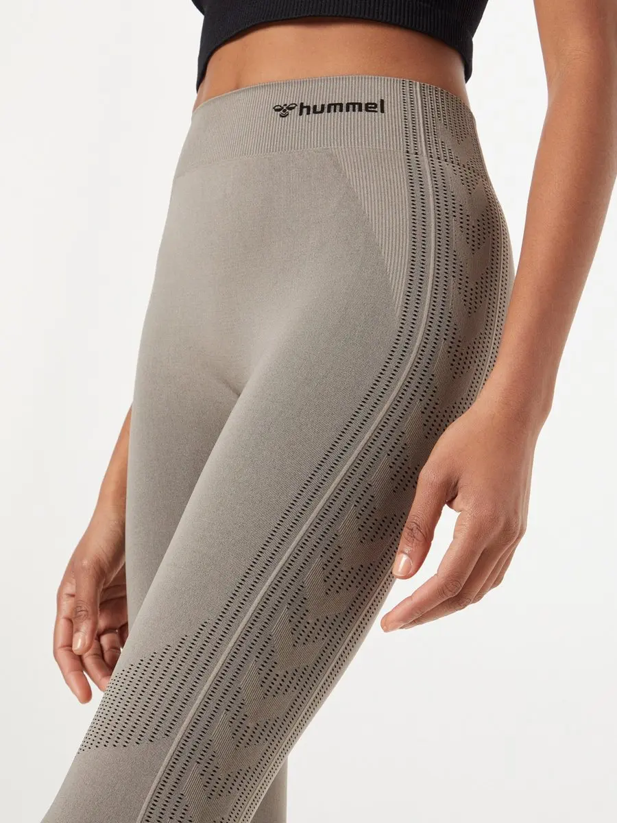Hummel Shaping Seamless Halfhoge Legging - Driftwood - S - afbeelding 6 van 6