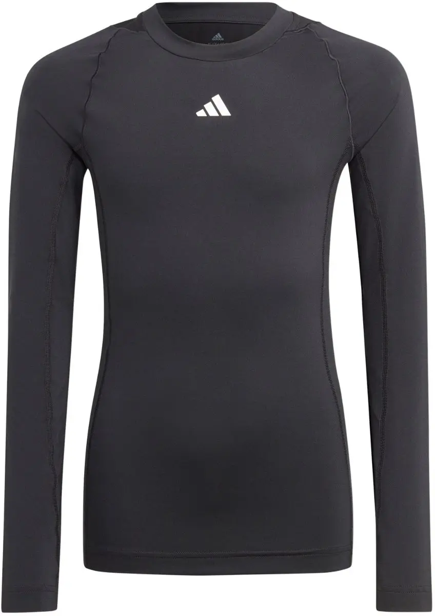 adidas T-shirt Kinderen Techfit Aeroready Long Sleeve Tee Zwart