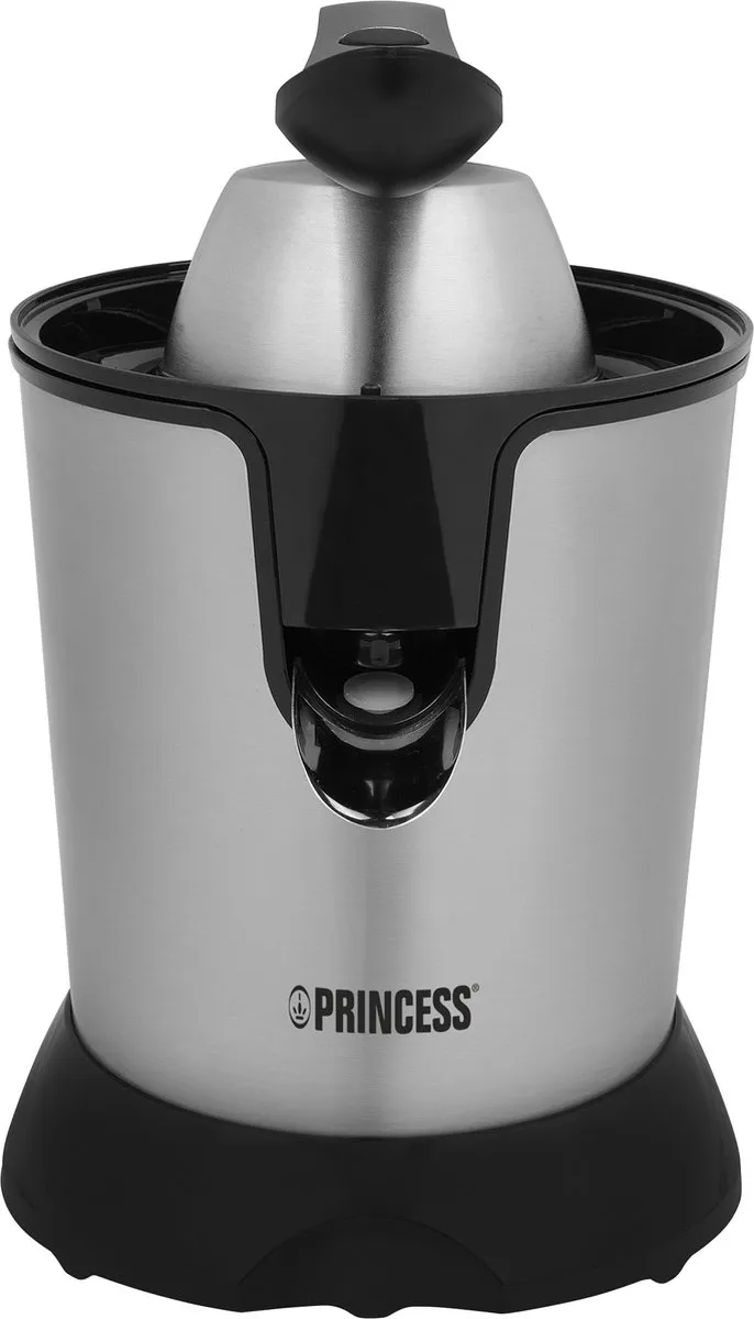Princess Citruspers 201873 - 2 perskegels - Extreem krachtige motor - 1000W - Elektrische citruspers - Perst alle soorten citrus vruchten