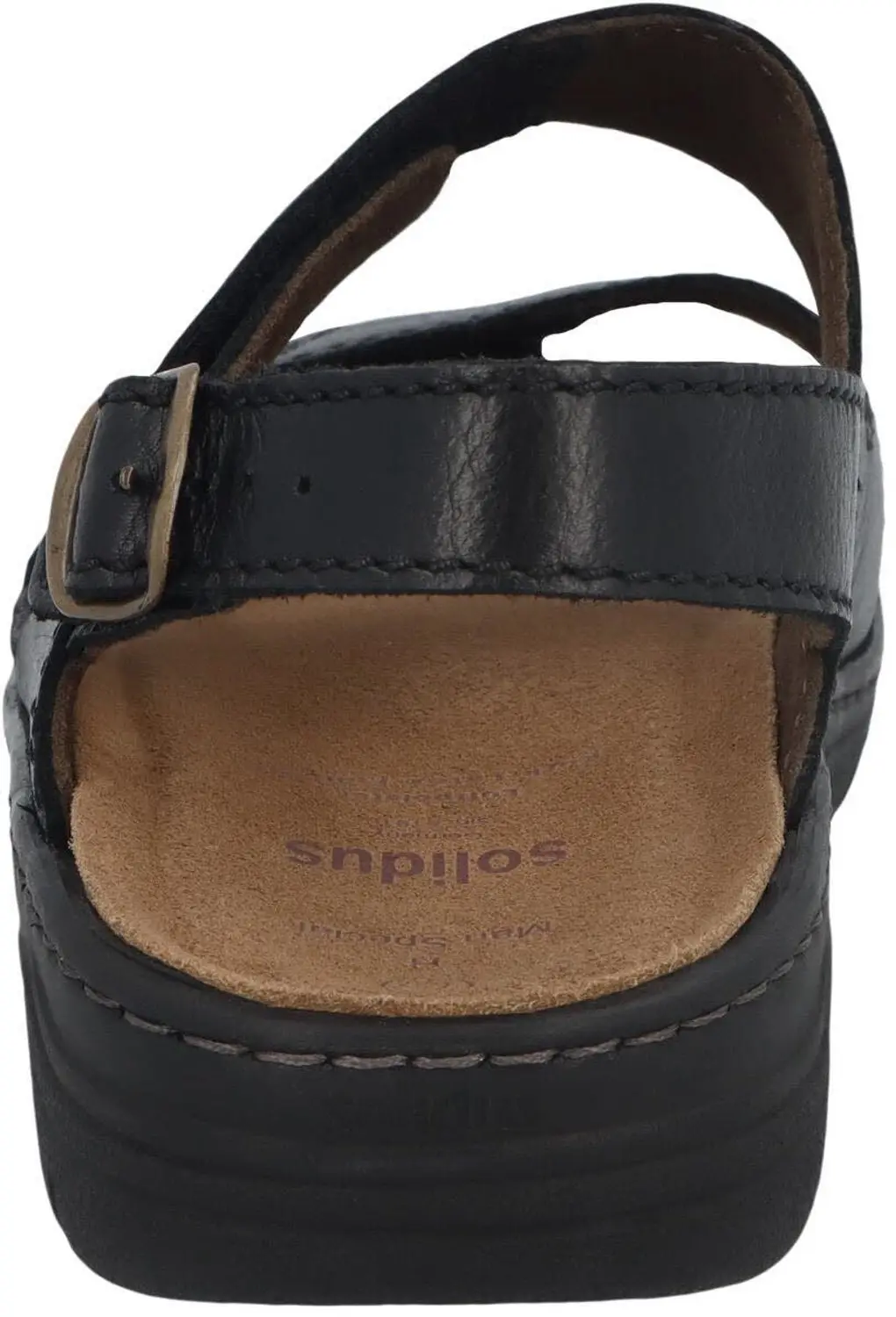 Solidus Natura Heren Sandalen - Zwart - 41 - afbeelding 3 van 6