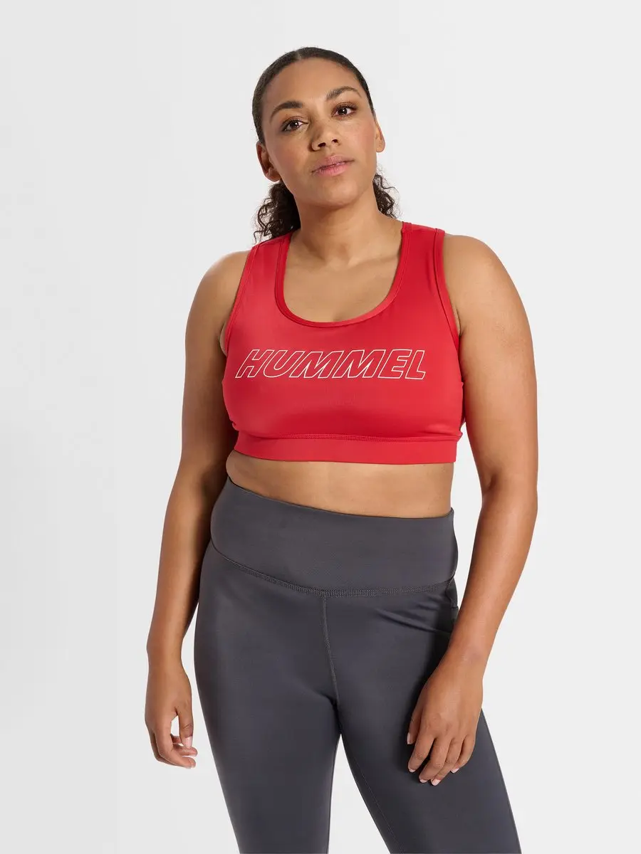 Hummel Curvy Sports Bra Plus - American Beauty - afbeelding 6 van 6