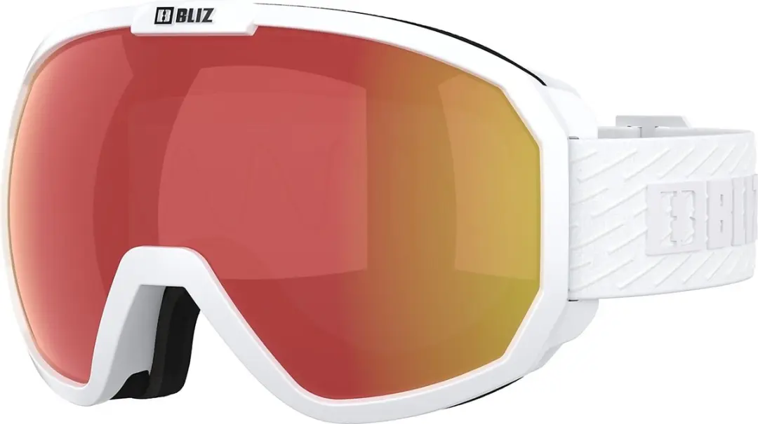 Bliz Charge OTG Skimasker - Wit/Rood - afbeelding 3 van 6