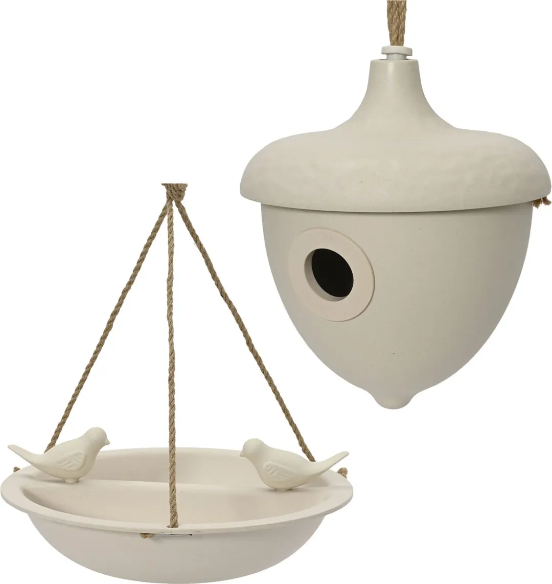 Decoris Vogelhuisje met bad/voederschaal