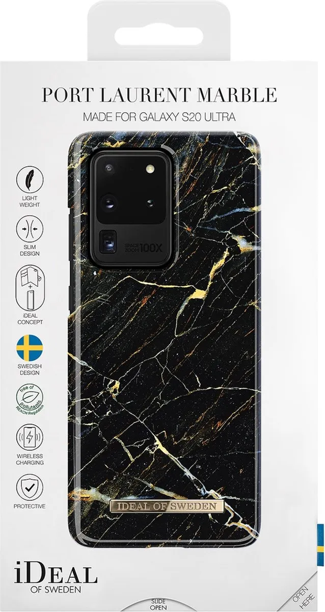 iDeal of Sweden Samsung Galaxy S20 Ultra Backcover - Port Laurent Marble - IDFCA16-S11P-49 - afbeelding 6 van 6