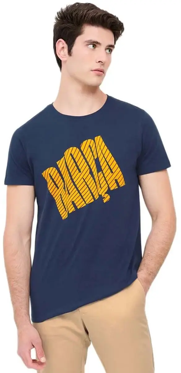 BarÇa Blm1cpb1 T-shirt Met Korte Mouwen Blauw XL Man