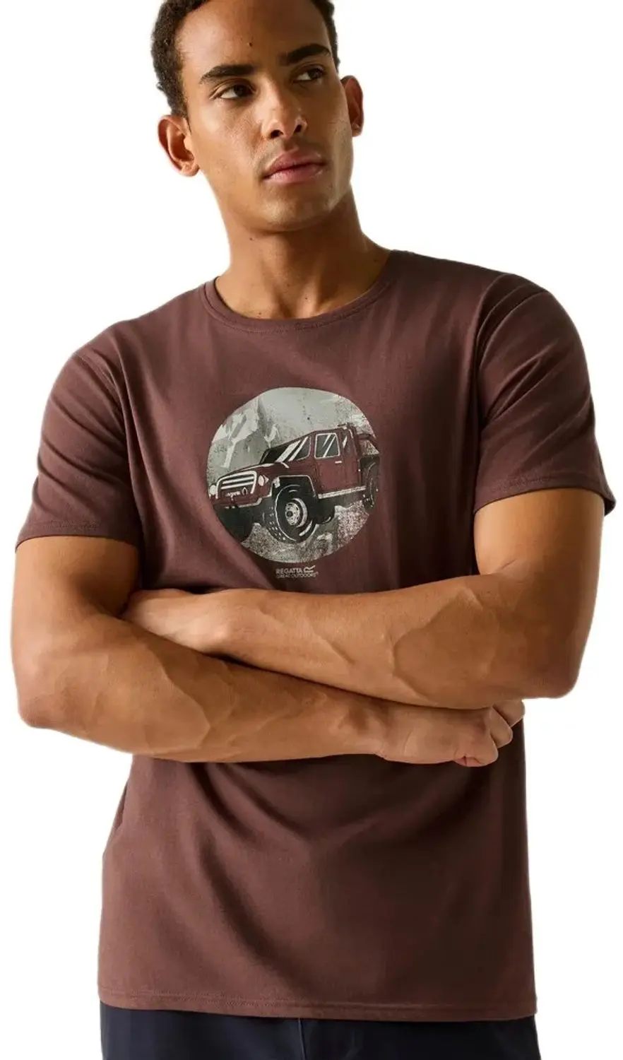 Regatta Cline Ix T-shirt Met Korte Mouwen Bruin M Man