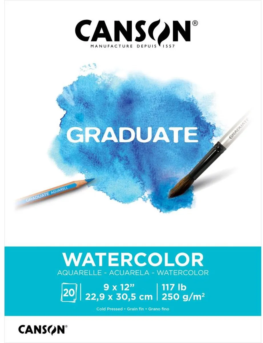 Canson Graduate Series Watercolor Pad C525008003