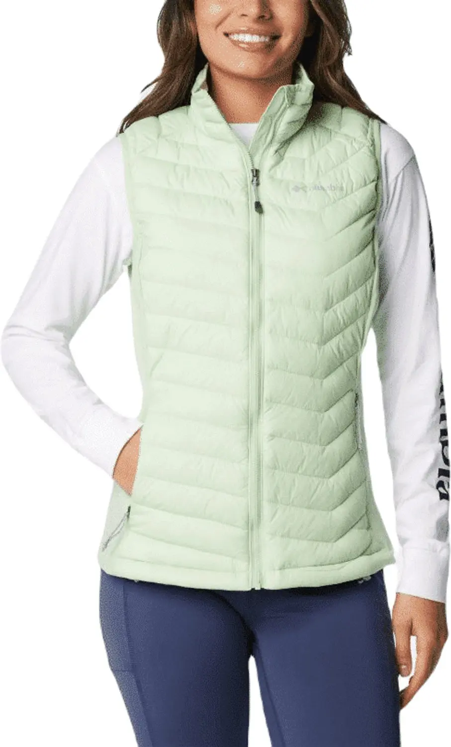 Columbia Powder Pass™ Vest Groen XS Vrouw
