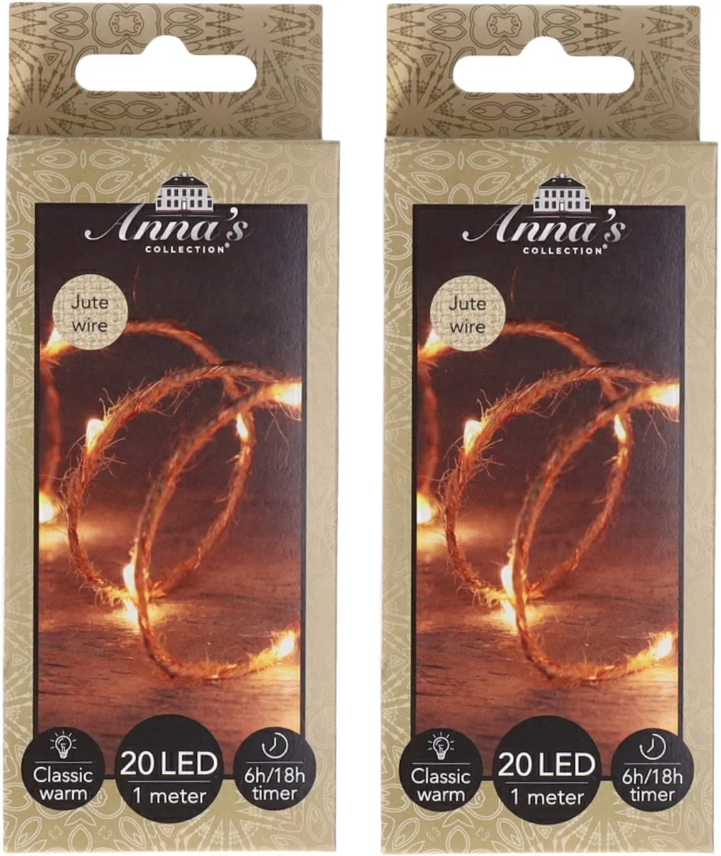 Anna's Collection Touwverlichting 2x