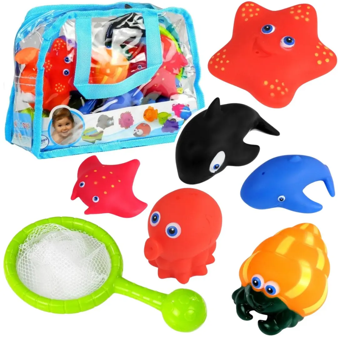 Lean Toys Zeedieren Badset met Viszeef