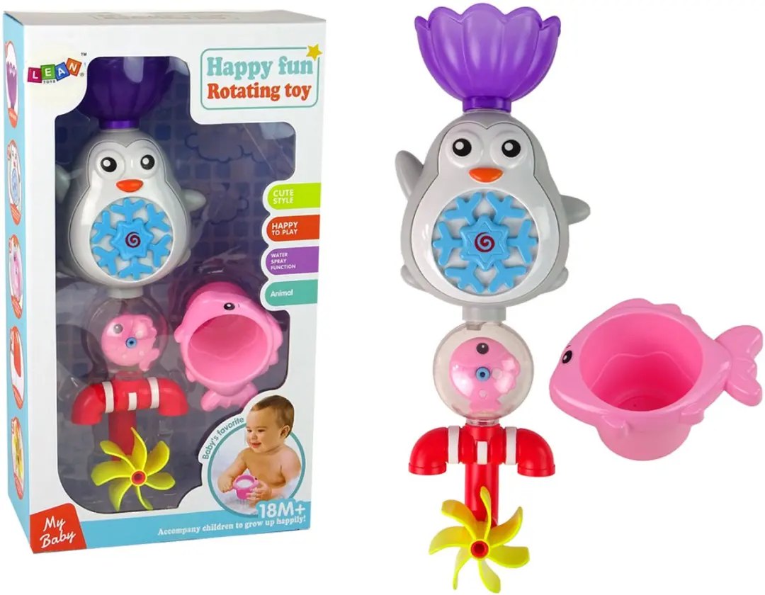 Lean Toys Pinguïn Badspeelgoed