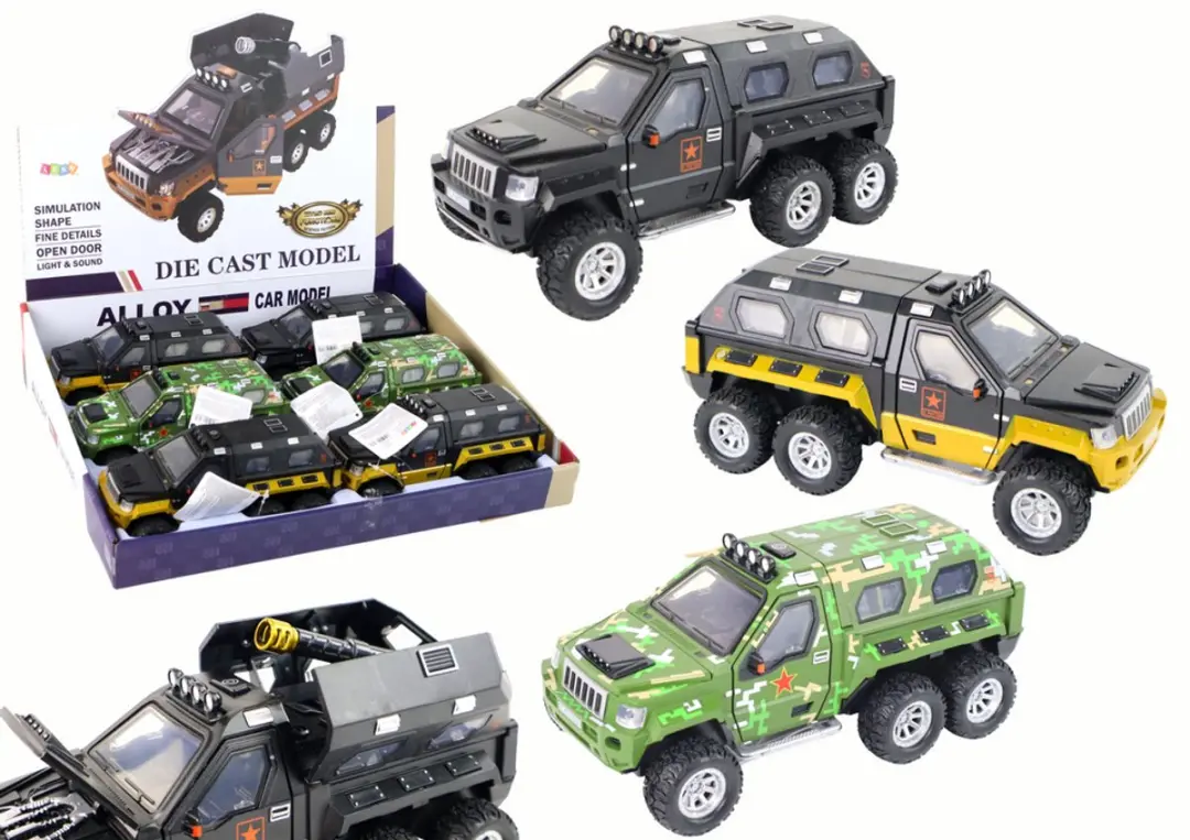 LEAN TOYS Autovoertuig met Kanon