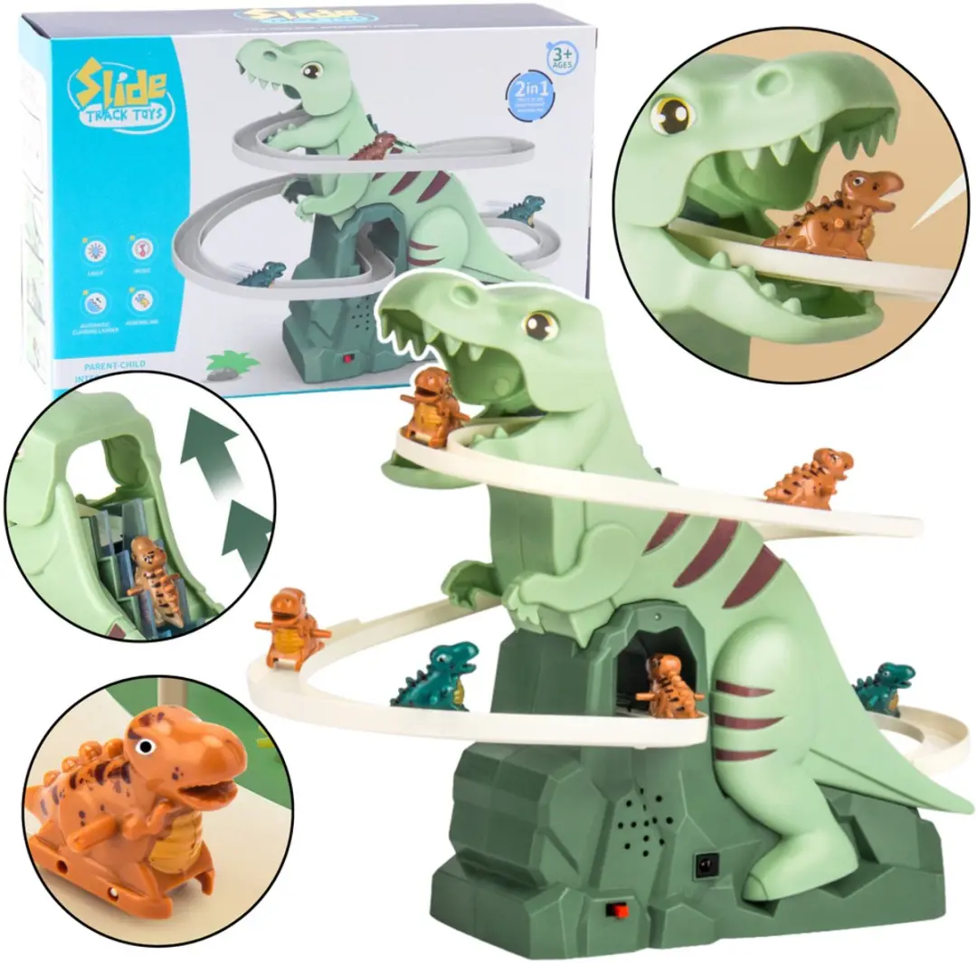 Track Slide Dinosaur Climb Lights Geluiden
