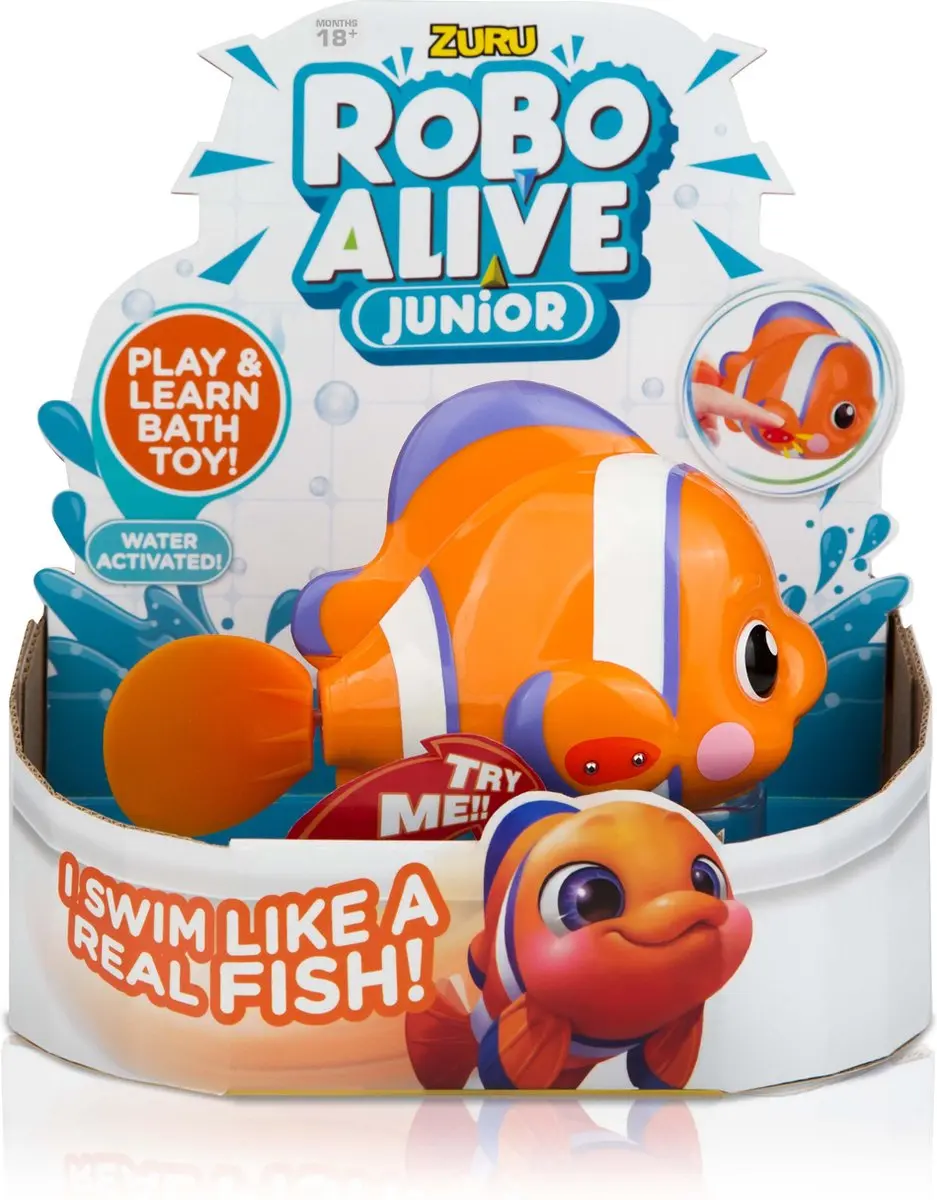 Robo Alive Junior Clownsvis - Waterspeelgoed