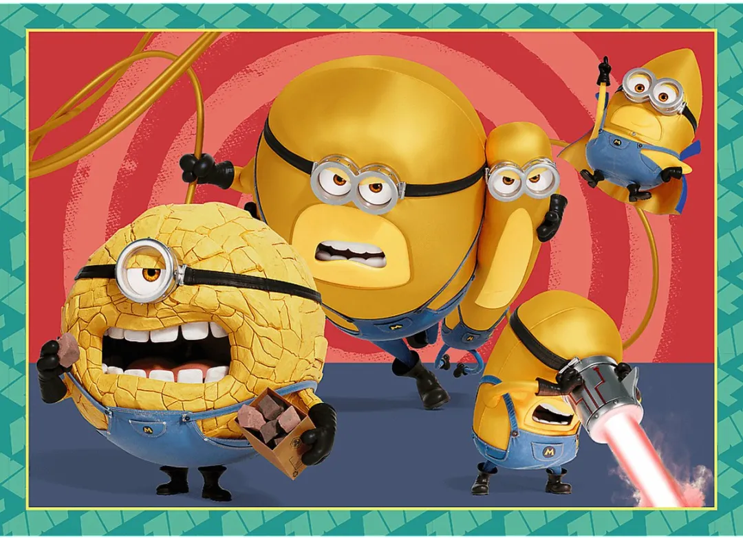 Trefl Minions 4-in-1 Legpuzzel 414 Stuks - Multicolor