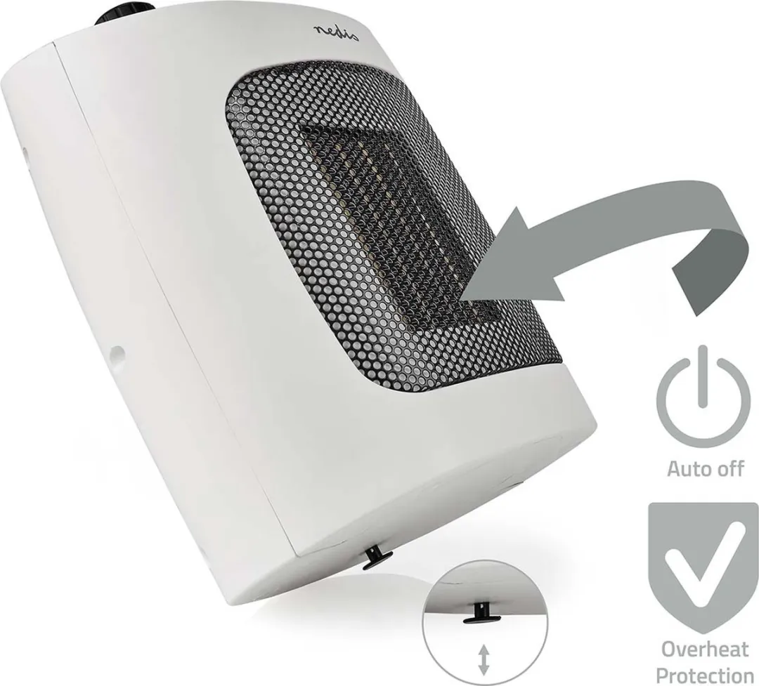 Nedis HTFA18WT Keramische Ventilatorkachel 2000W - Wit
