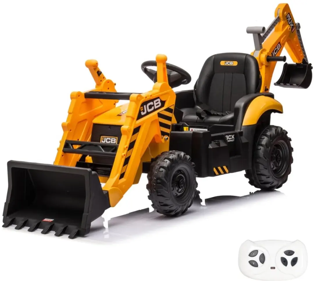 JCB Elektrische Kindertractor 12V 2 tot 6 jaar