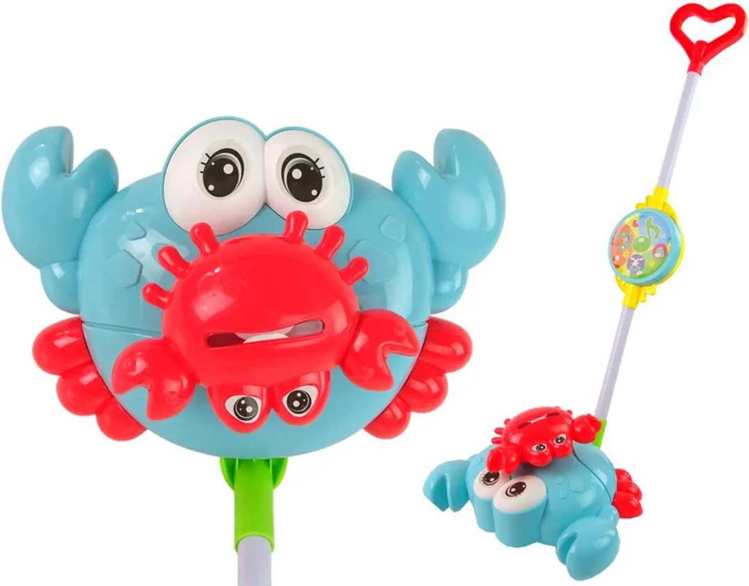 Lichtgevende Krab Stick Pusher Blauwe Muziek