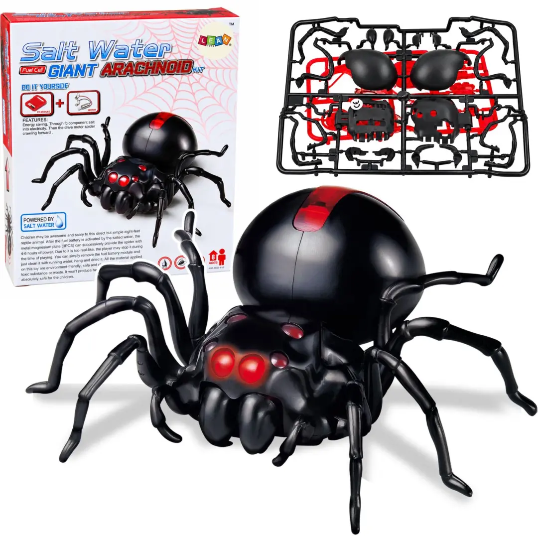Creative Zoutwateraangedreven Spider Kit Diy Zwart