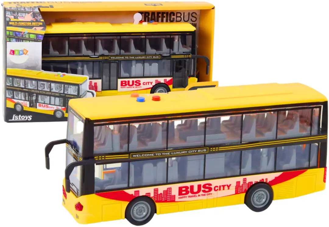 Lean Toys Dubbeldekkerbus 1:16