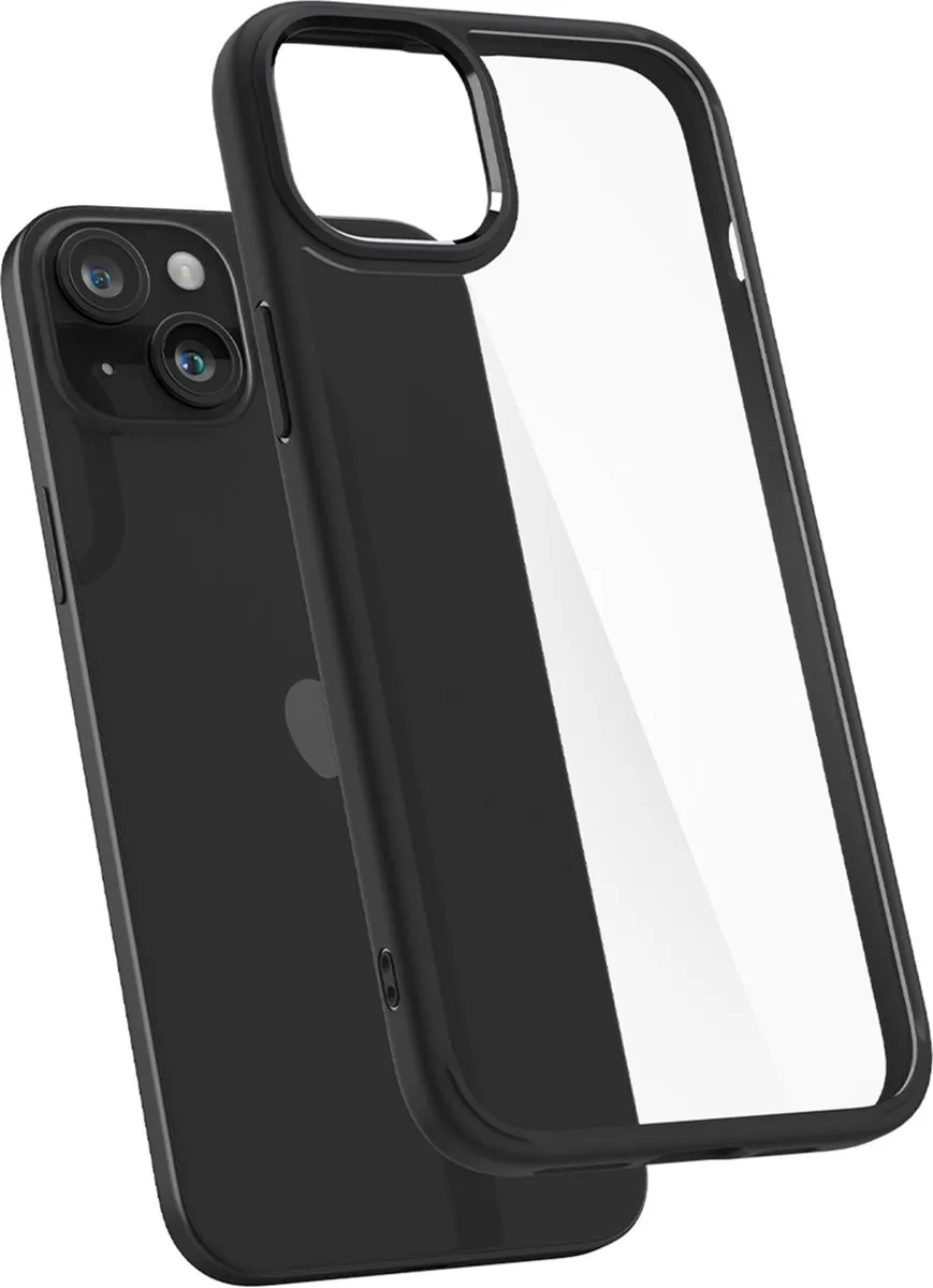 Spigen Ultra Hybrid Hoesje ACS06799 - iPhone 15 - Matte zwart