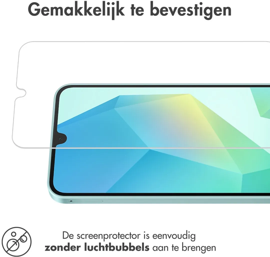 Imoshion Screenprotector Gehard Glas Duopack - Samsung Galaxy A16 - 2 Stuks