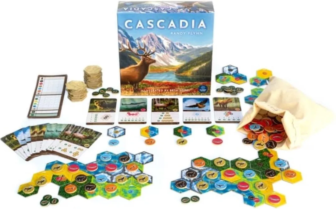 White Goblin Games Cascadia Familiespel - 1-4 Spelers - 45 Min
