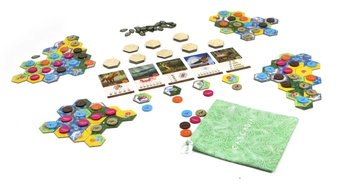 White Goblin Games Cascadia Familiespel - 1-4 Spelers - 45 Min