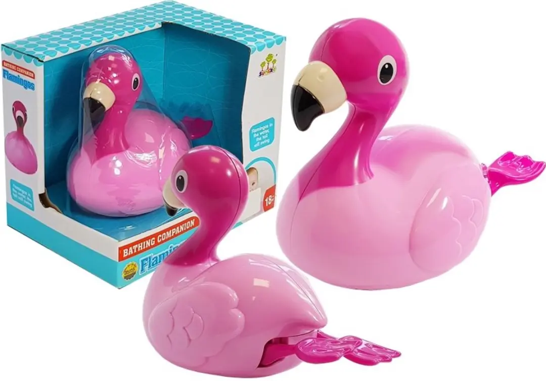 LEAN TOYS Badflamingo Drijft op Water