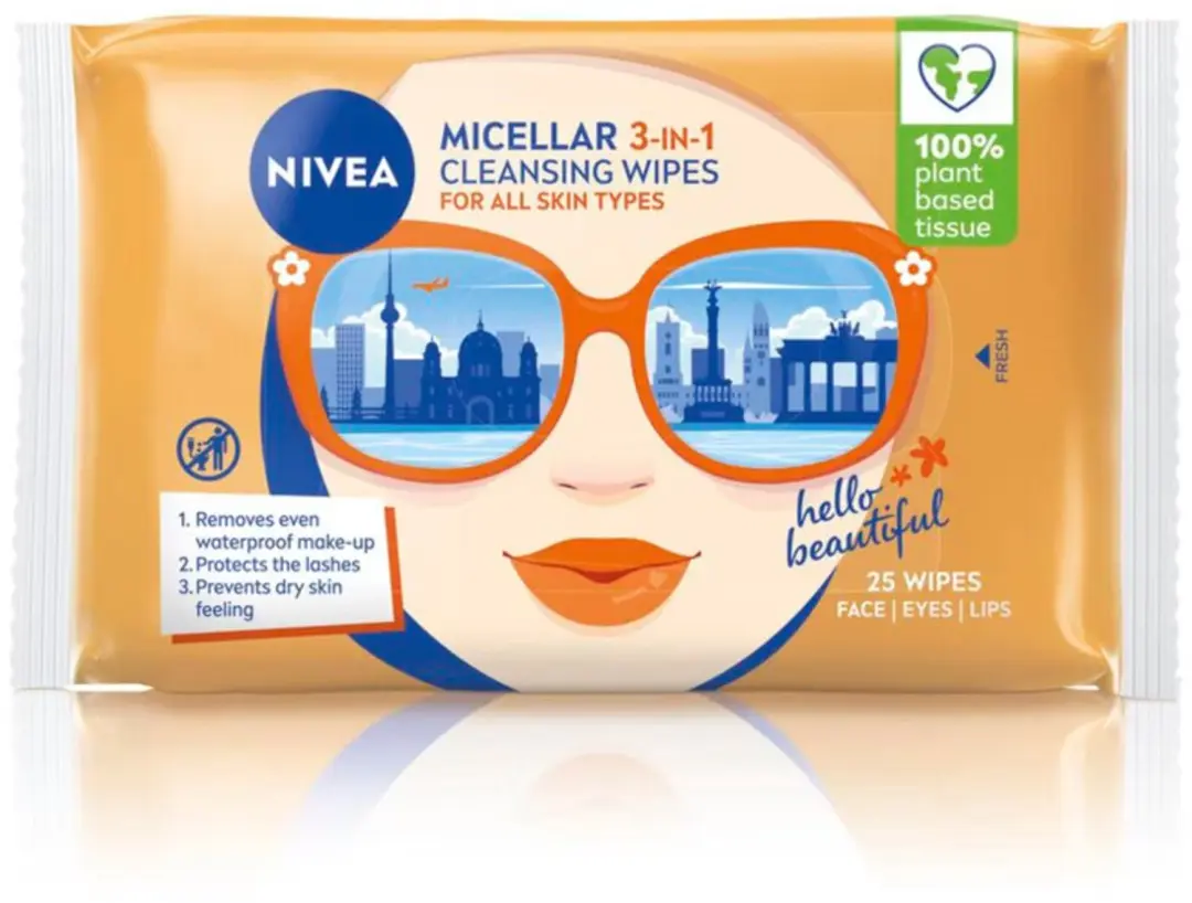 NIVEA 3 in 1 Micellair Reinigingsdoekjes - 25 stuks - afbeelding 4 van 4