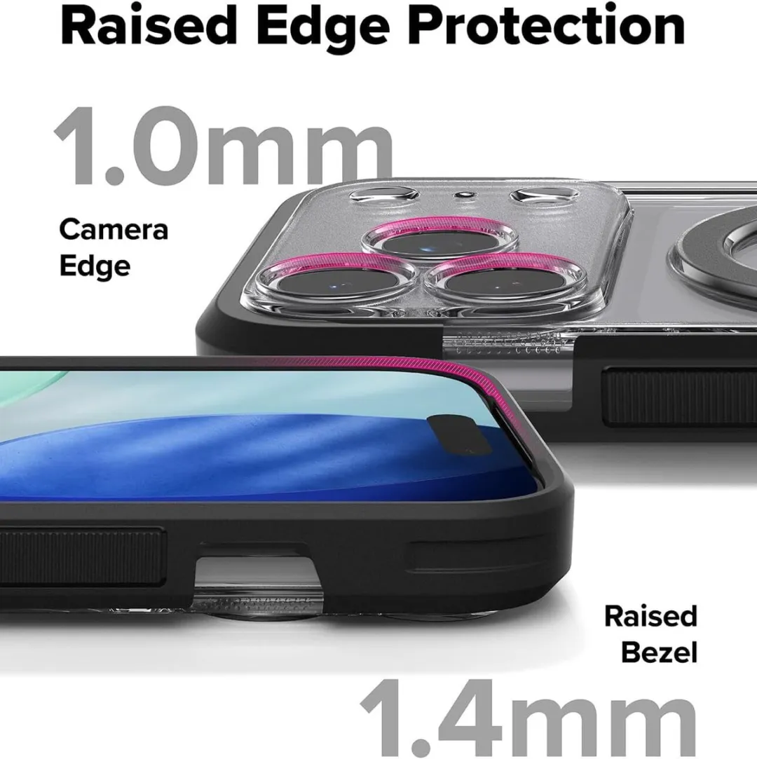 Ringke UX Magnetic iPhone 17 Pro Max Hoesje - MagSafe - Smoke Zwart