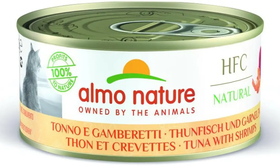 Almo Nature HFC Tonijn & Garnaal Natvoer Kat - 150g - afbeelding 2 van 2
