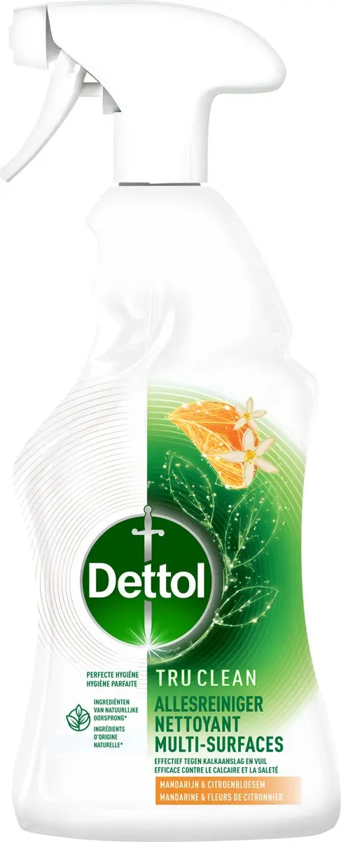 Dettol Allesreiniger Spray Tru Clean Mandarijn & Citroenbloesem