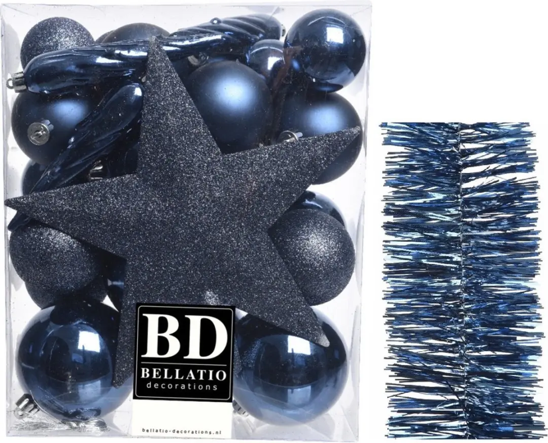Decoris Kerstballen 5-6-8 cm