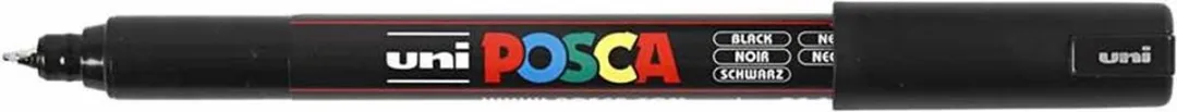 Posca PC1MR Verfstift - Zwart