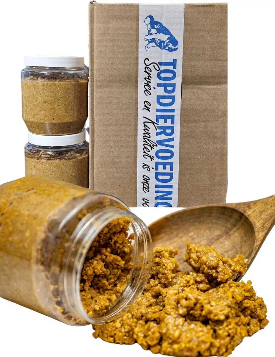 Topdiervoeding Pindakaas Naturel voor Vogels