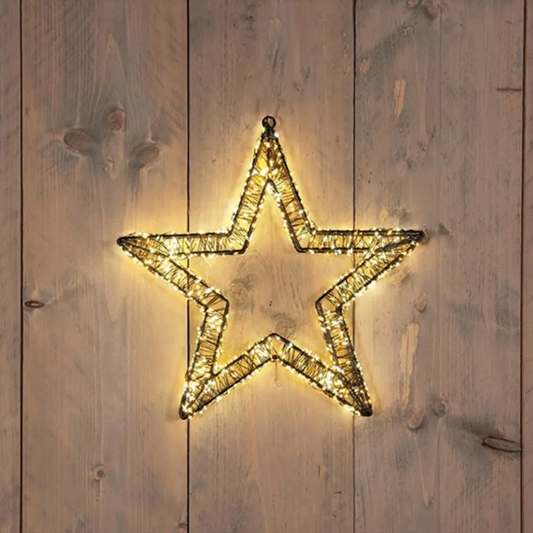 Anna's Collection Verlichte Kerstster 3D - Ø36cm - Warm Wit - afbeelding 3 van 3