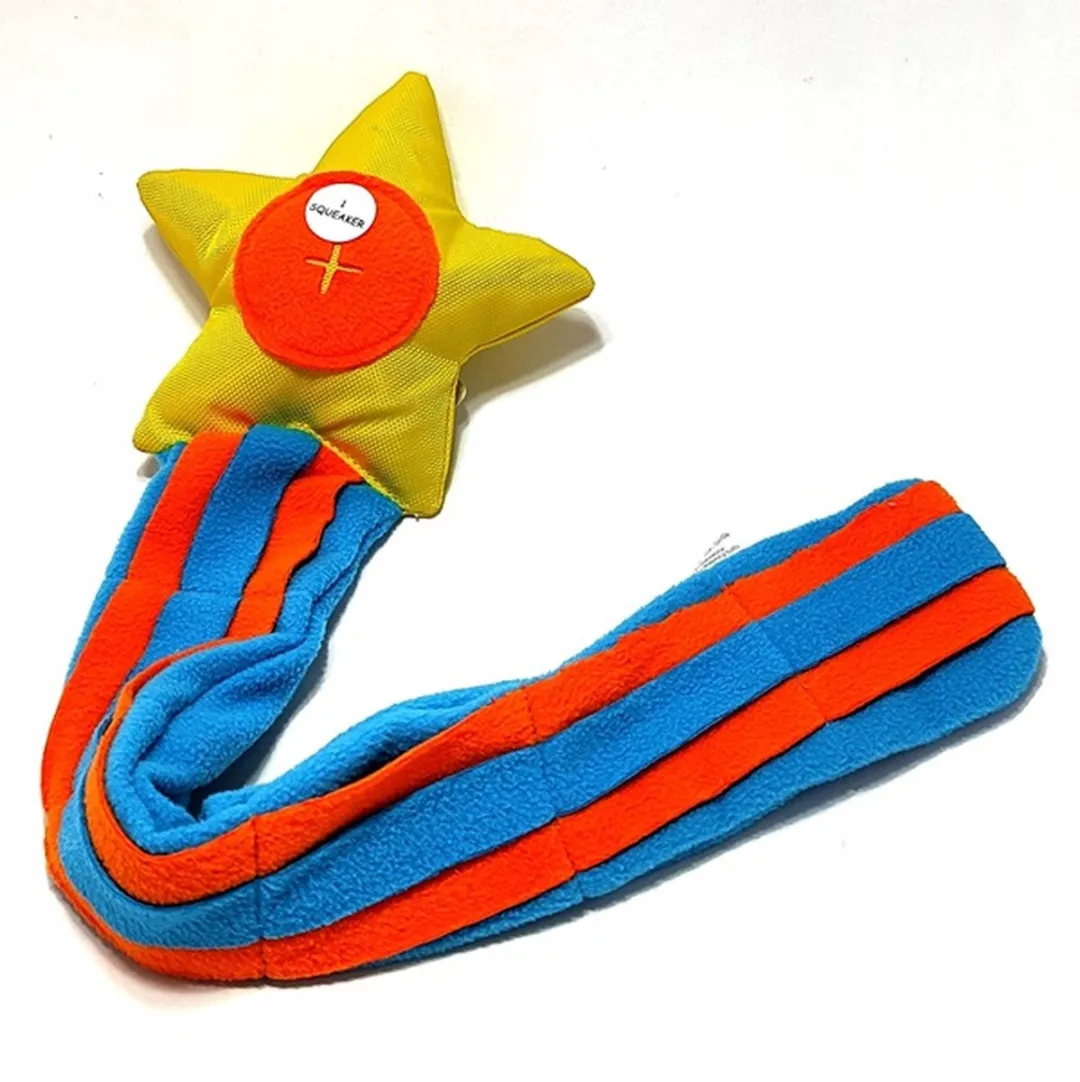 Hondenspeelgoed-vallende ster-68cm-met knisper en piep geluid