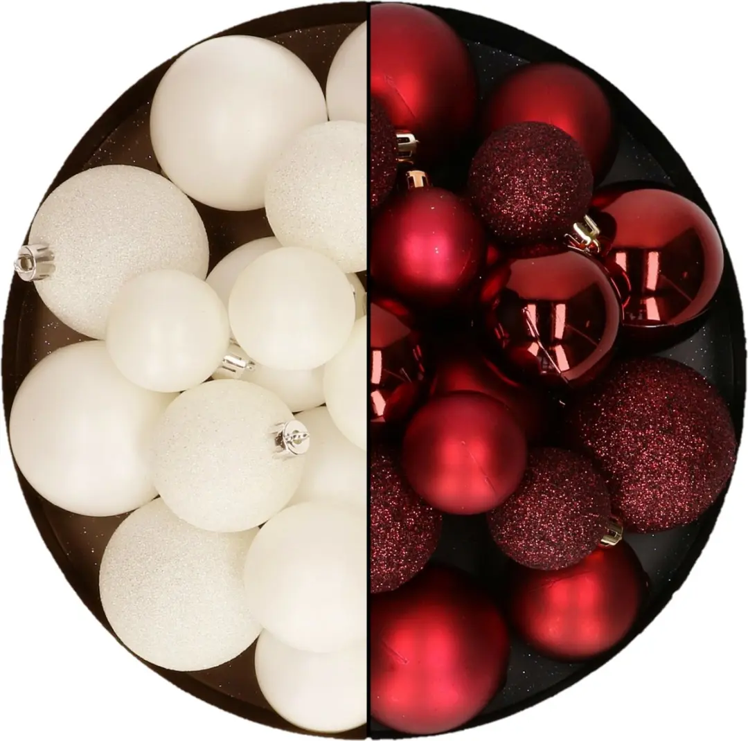 Kerstballen 60x stuks