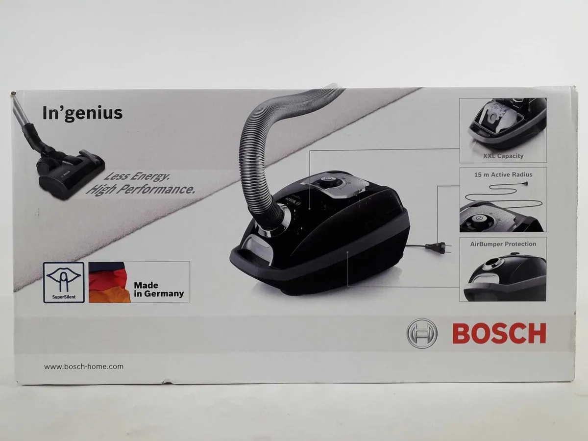 Bosch In'genius ProPerformPlus BGL8ALL5 Stofzuiger met zak - Zwart