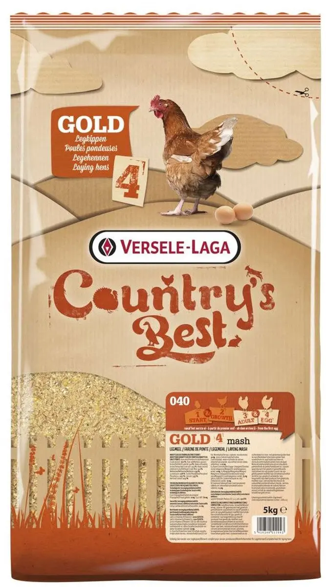 Versele-Laga Country's Best Gold 4 Mash kippenvoer - 20kg - afbeelding 6 van 6
