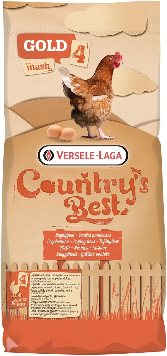 Versele-Laga Country's Best Gold 4 Mash kippenvoer - 20kg - afbeelding 4 van 6