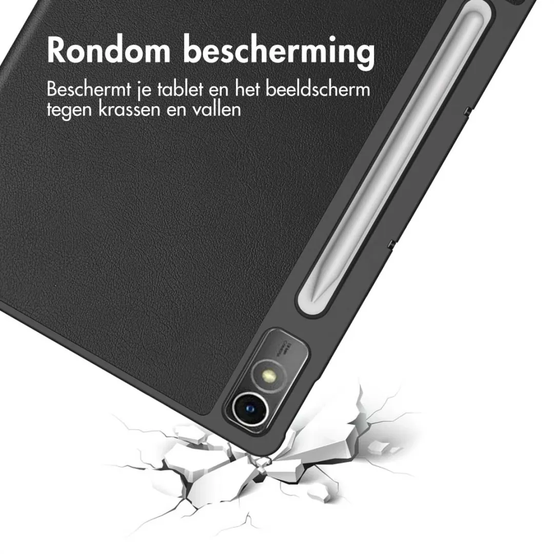 Imoshion Tablethoes Lenovo Tab P12 Trifold Bookcase SH00065839 - Zwart