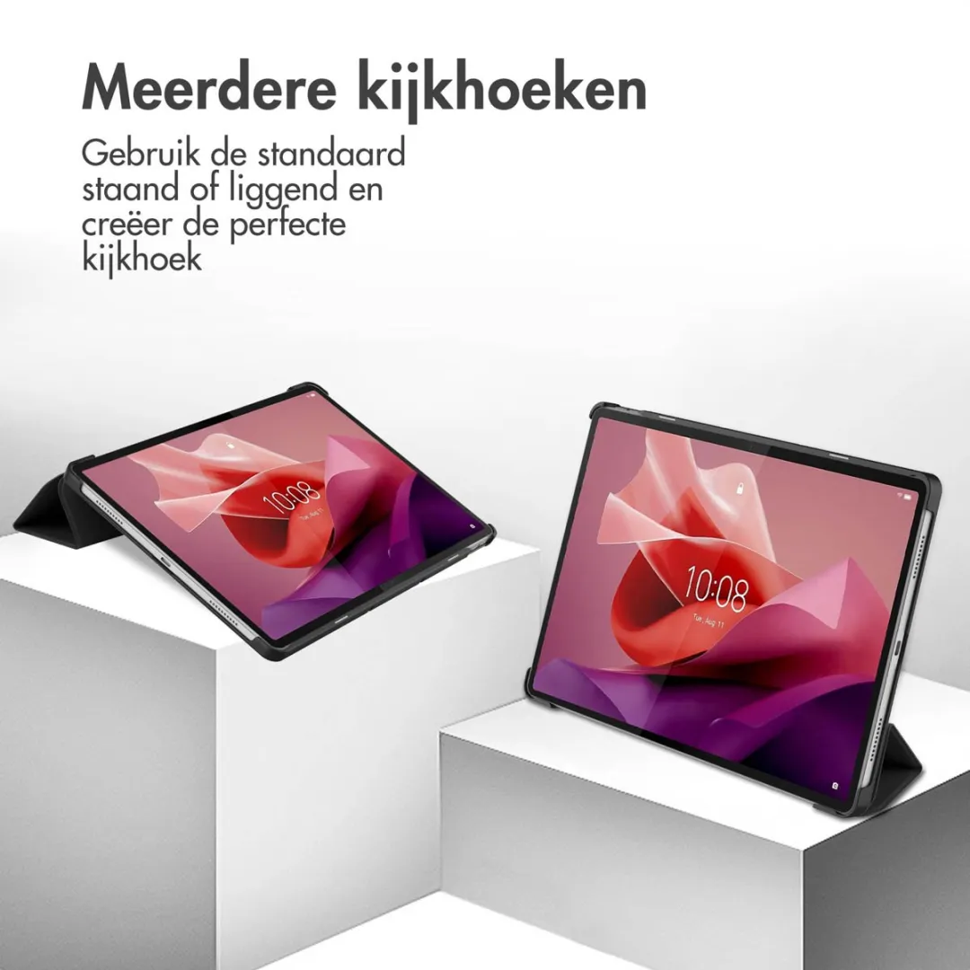 Imoshion Tablethoes Lenovo Tab P12 Trifold Bookcase SH00065839 - Zwart