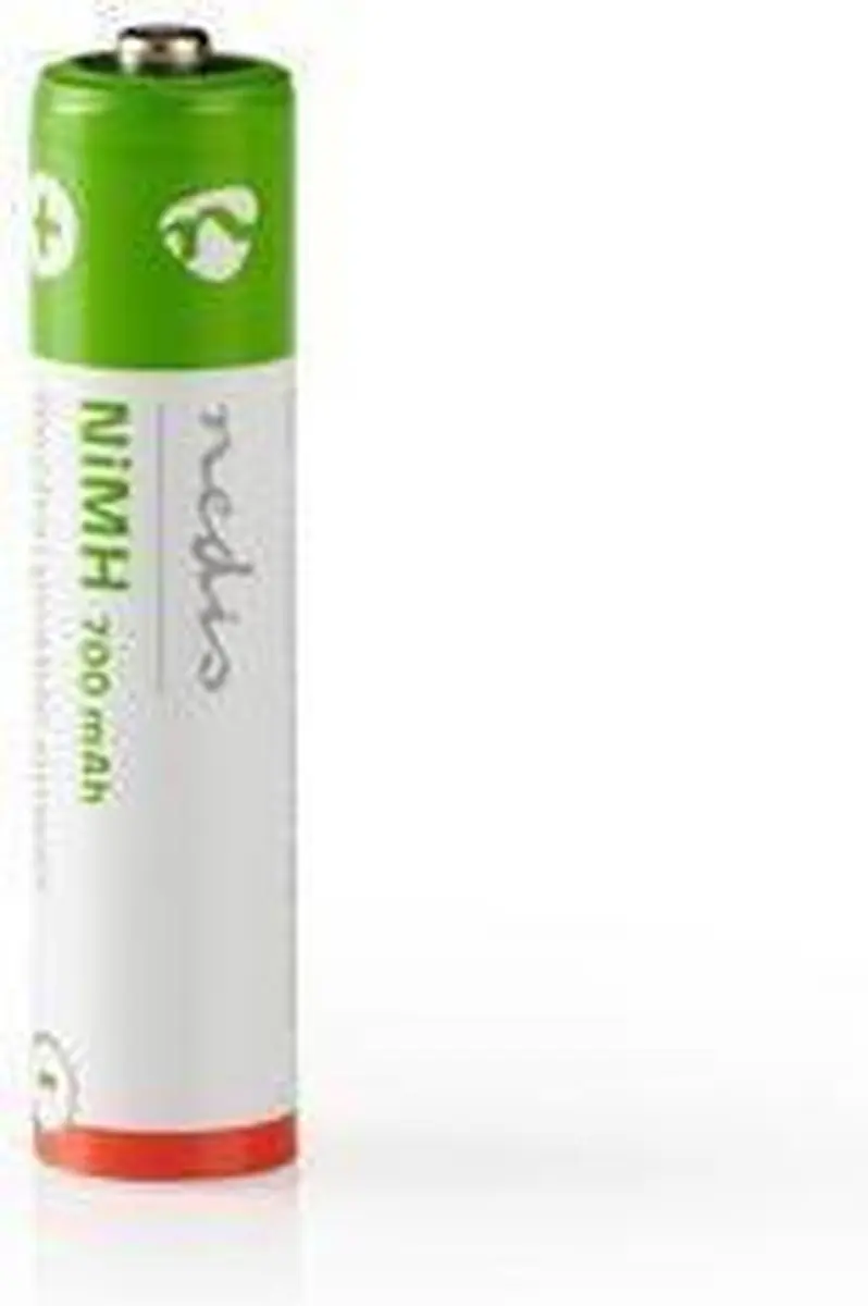 Nedis Oplaadbare NiMH-Batterij AAA 1.2V 700 mAh - 2-Pak - afbeelding 5 van 6