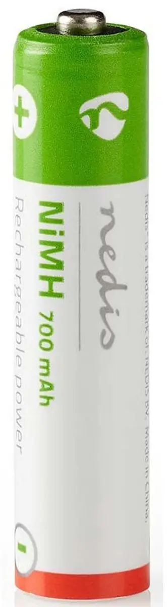 Nedis Oplaadbare NiMH-Batterij AAA 1.2V 700 mAh - 2-Pak - afbeelding 4 van 6