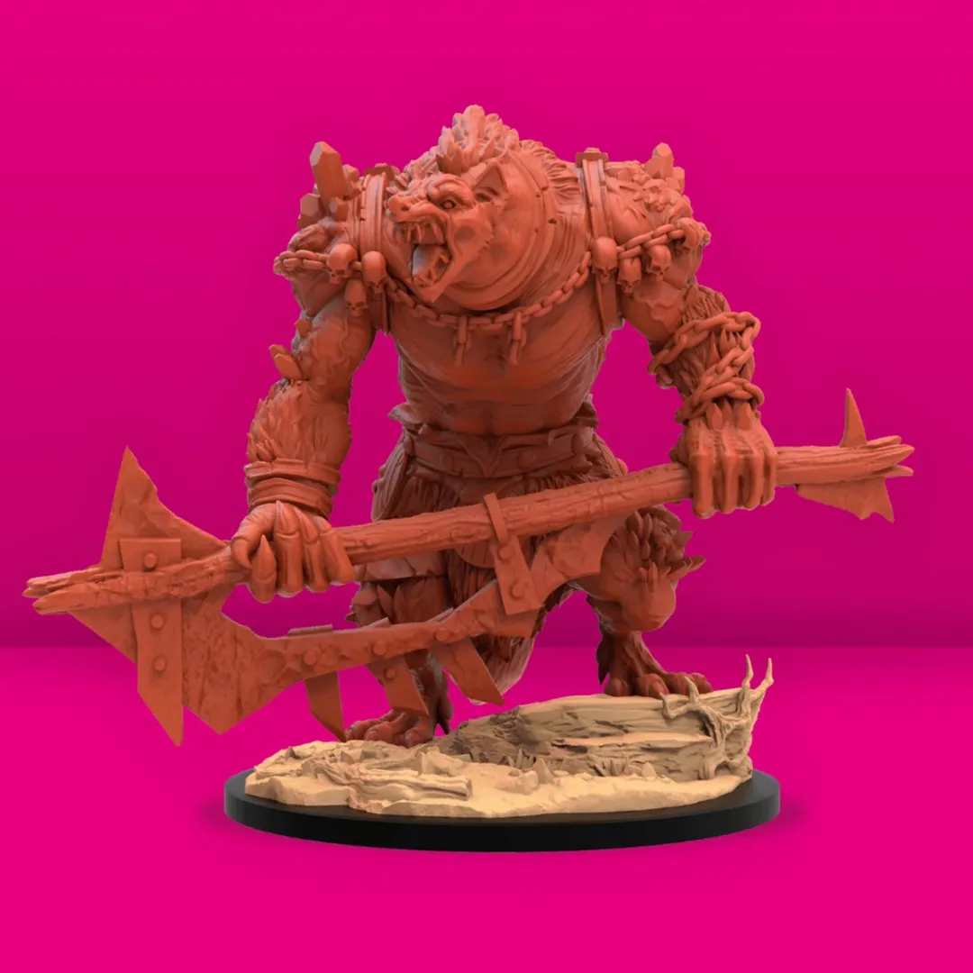 Steamforged Games Epic Encounters Rage of the Gnoll Warseeker SFEE-022 RPG Miniaturen